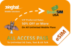 SmartSIM USA Powered by Zingbat Mobile Solutions with features